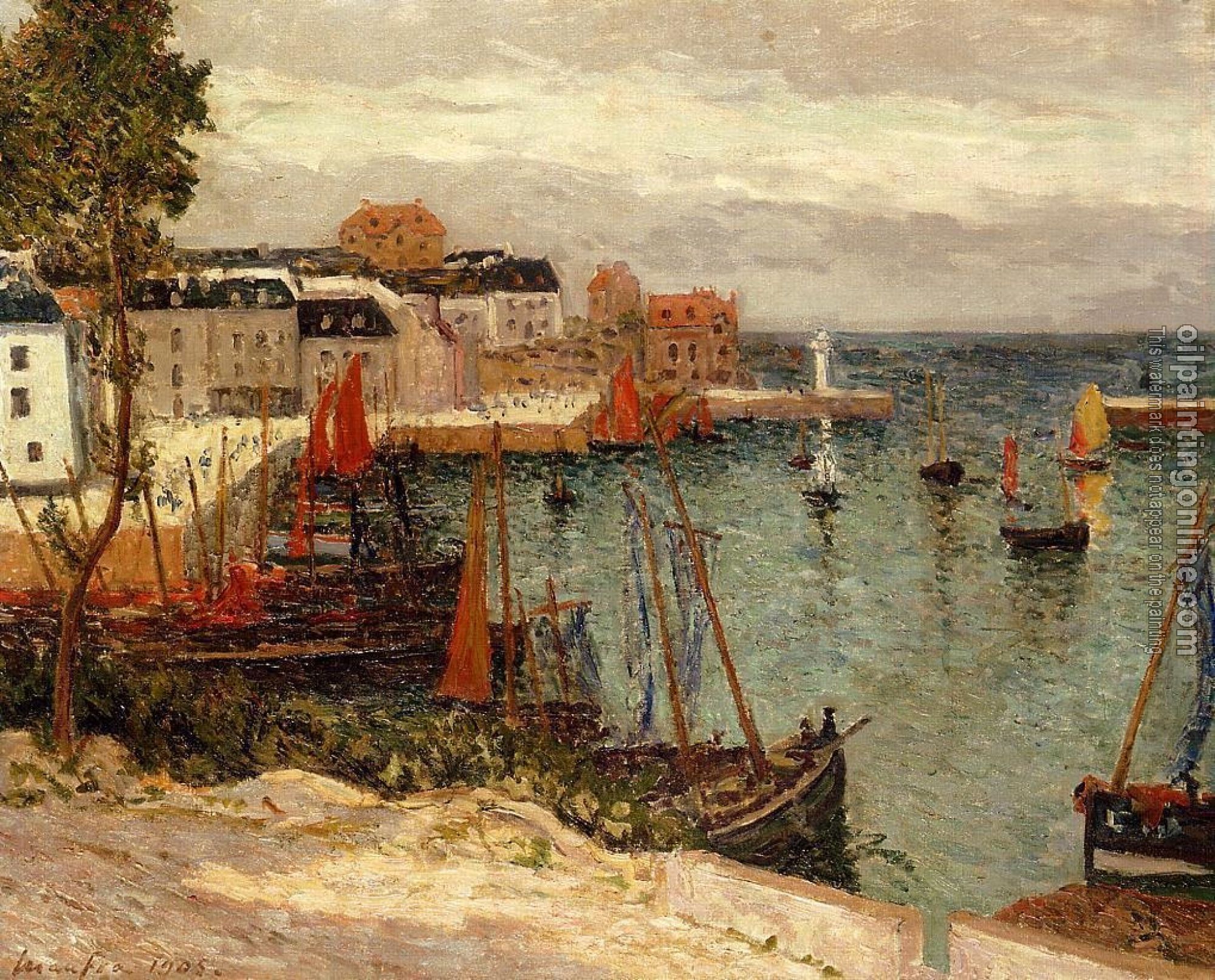 Maufra, Maxime - The Port of Sauzon, Belle Isle en Mer